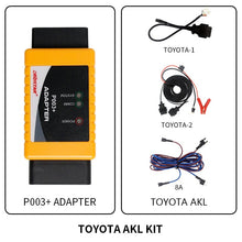 Load image into Gallery viewer, OBDSTAR P002 Adapter Set for Toyota 8A Ford All Keys Lost X300 DP Plus Tool
