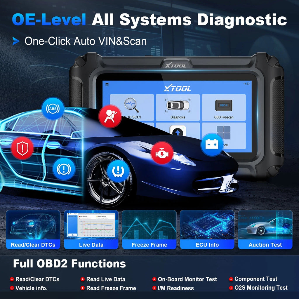 XTOOL IP500 GMC/Buick/Cadillac OBD2 Scan Tool key Programmer Auto Bidirectional