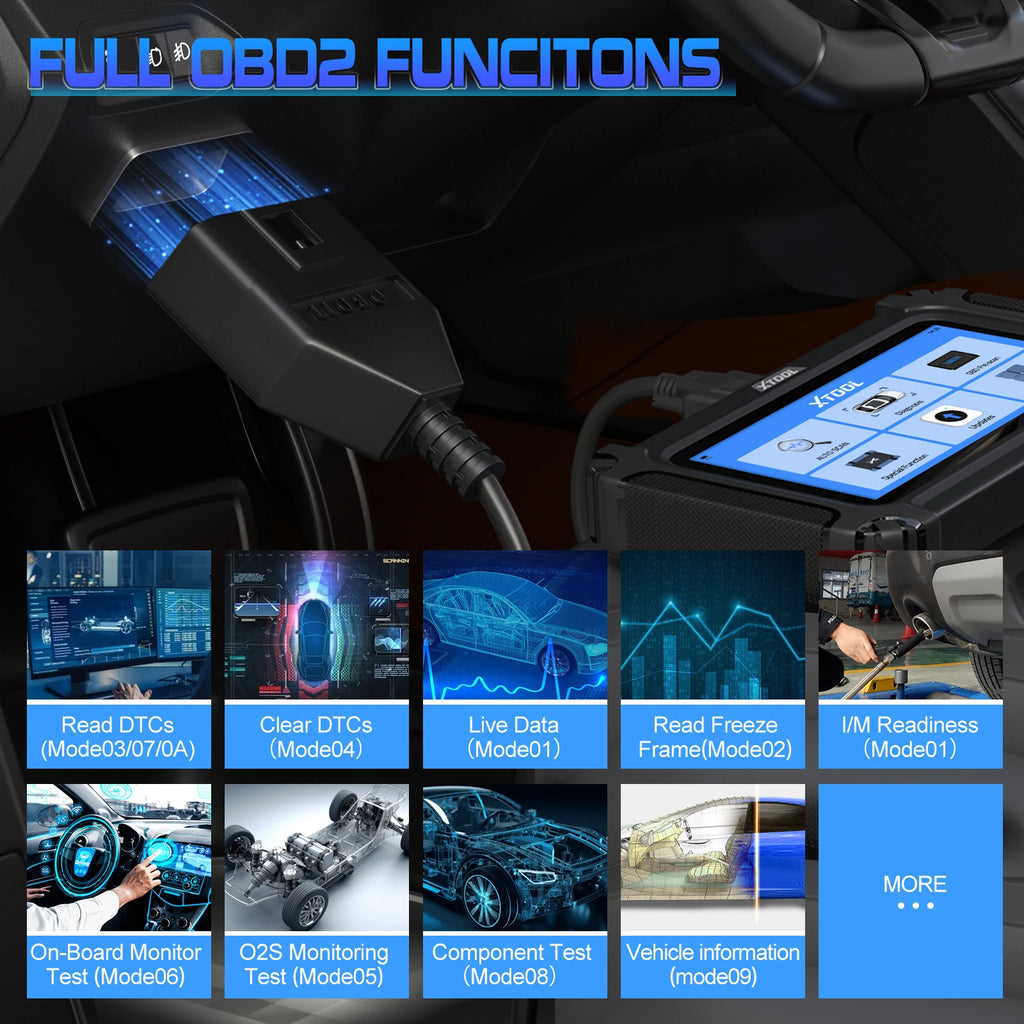 XTOOL IP500 GMC/Buick/Cadillac OBD2 Scan Tool key Programmer Auto Bidirectional