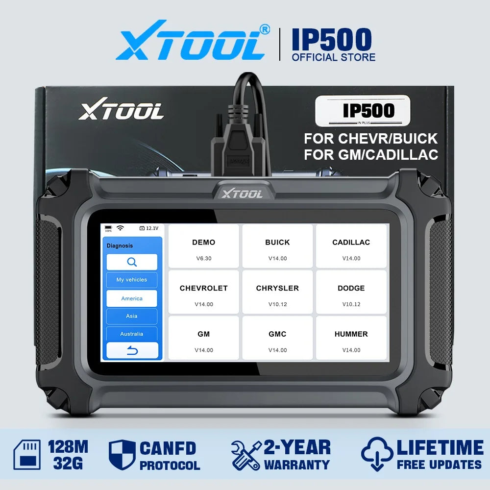 XTOOL IP500 GMC/Buick/Cadillac OBD2 Scan Tool key Programmer Auto Bidirectional