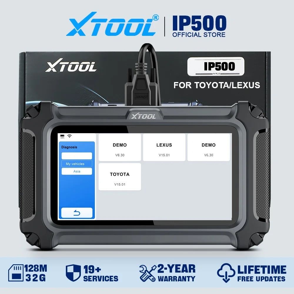 XTOOL IP500 Toyota Scan Tool Full OBD2 Scanner Bidirectional Auto Code Reader