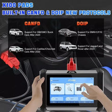 Load image into Gallery viewer, Xtool X100 Pad OBD2 Diagnostic Scan Tool IMMO key Programming Automotive Scanner