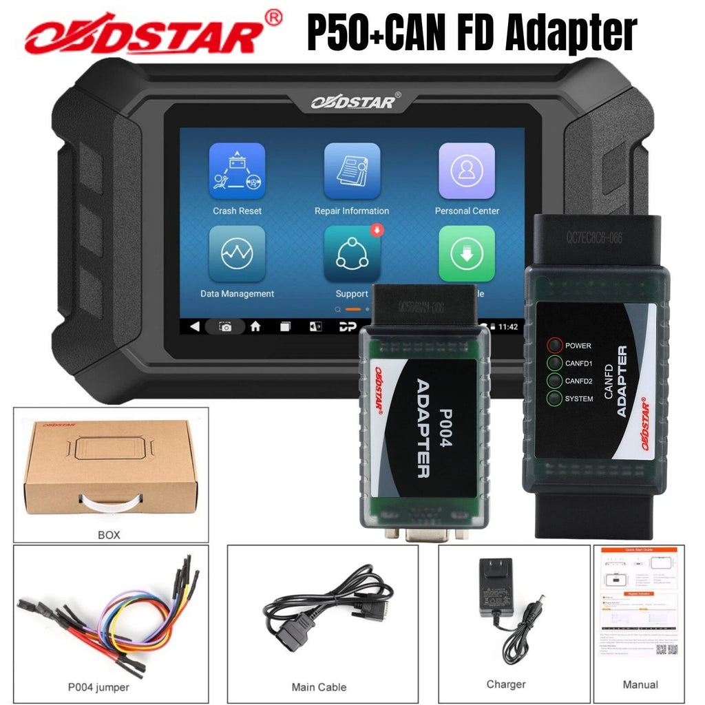OBDSTAR P50 Airbag Crash Battery Reset Tool  95 Brands 14400+ ECUs