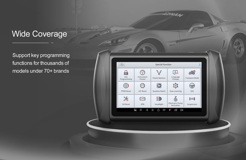 XTOOL InPlus IK618E Key Programmer – 7-Inch OBD2 Diagnostic Tool with 30+ Services