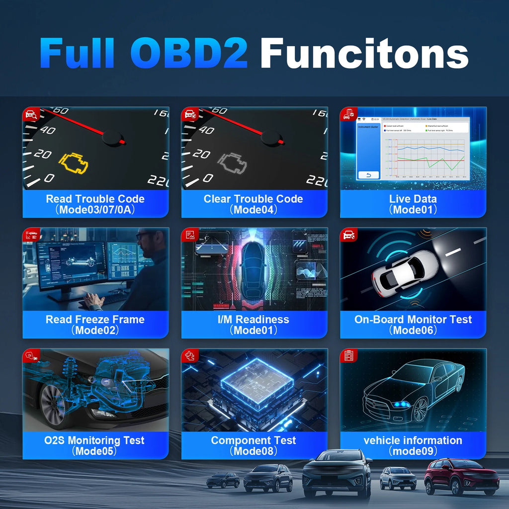 XTOOL IP500 Toyota Scan Tool Full OBD2 Scanner Bidirectional Auto Code Reader