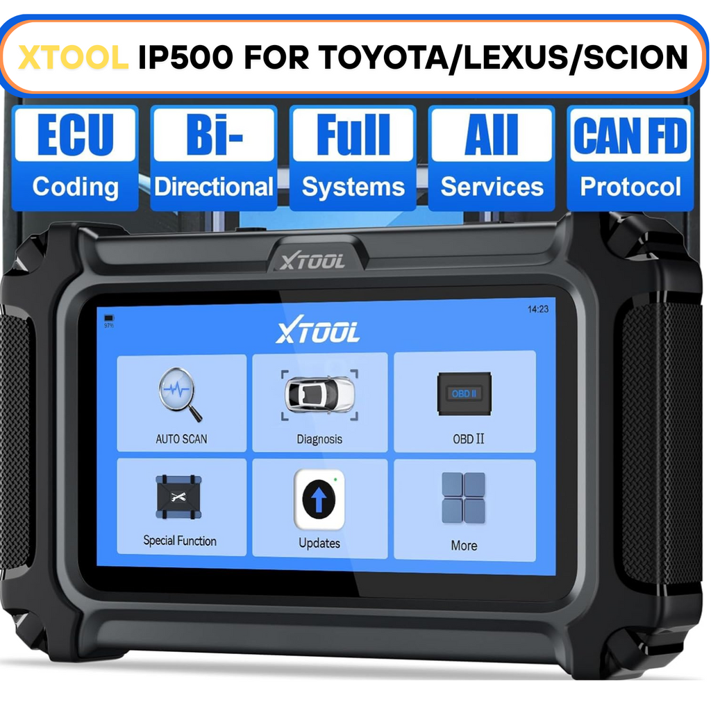 XTOOL IP500 Toyota Scan Tool Full OBD2 Scanner Bidirectional Auto Code Reader