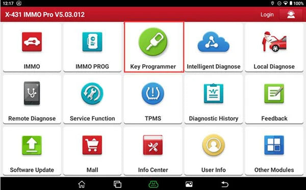 2025 New Launch X431 Key Programmer with 4 Keys IMMO Programming Tool for X431 PAD V IMMO Elite IMMO Plus