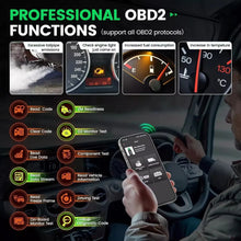 Load image into Gallery viewer, ANCEL HD200 Truck Scanner Bluetooth Tool for Cummins CAT OBD2 Speed Reset Code