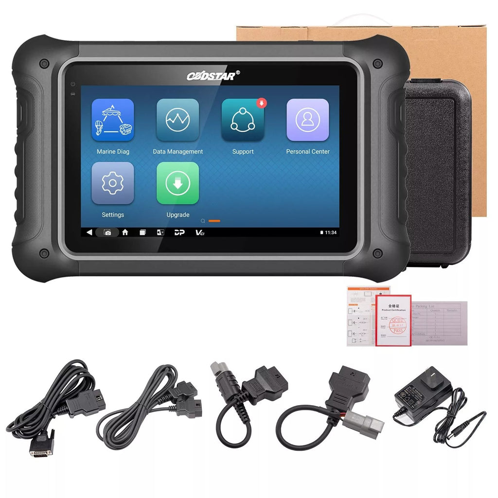 OBDSTAR ISCAN PRO Yanmar Marine Diagnostic Scanner Tool Service Reset Tests