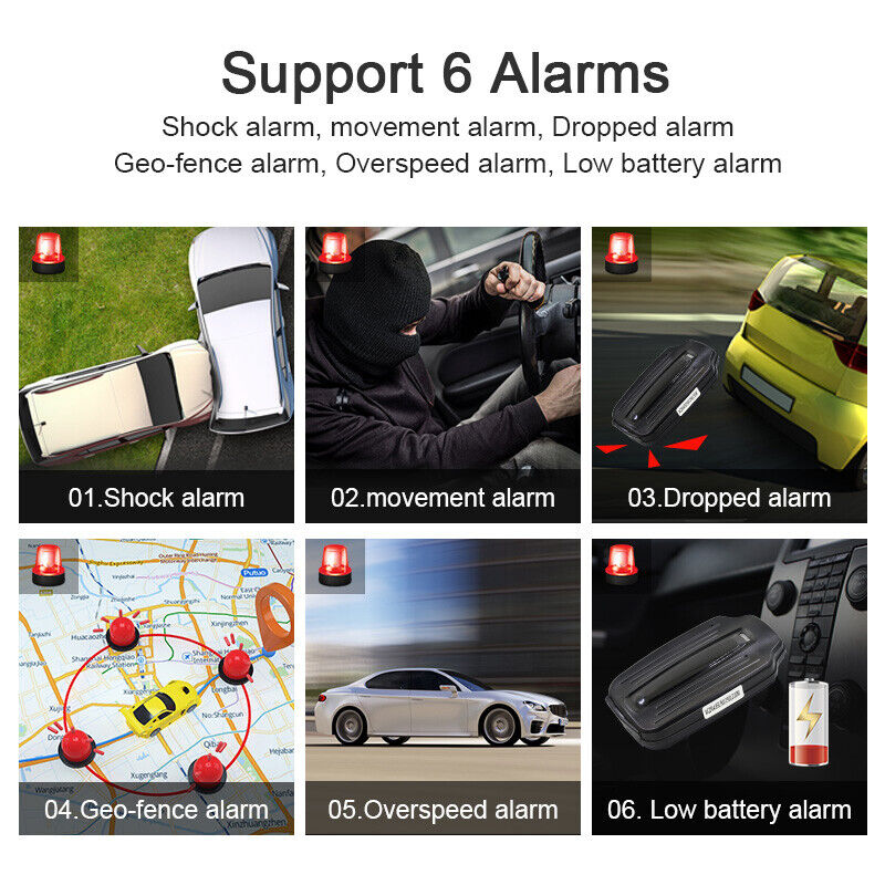 Car GPS Tracker LK209A 6000mAh Asset Locator Long Standby Magnet Vehicle GPS - Auto Lines Australia