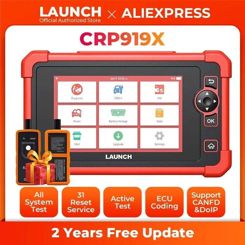 GL LAUNCH X431 CRP919X OBD2 Scanner Automotive Diagnostic Tools Car CANFD