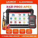 GL LAUNCH X431 PRO3 APEX Professional Car Diagnostic Tool OBD2 Diagnost Auto