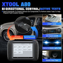 Load image into Gallery viewer, XTOOL A80 H6 OBD2 Bluetooth Scanner Car Diagnostic Tools ECU Coding 39+ Special