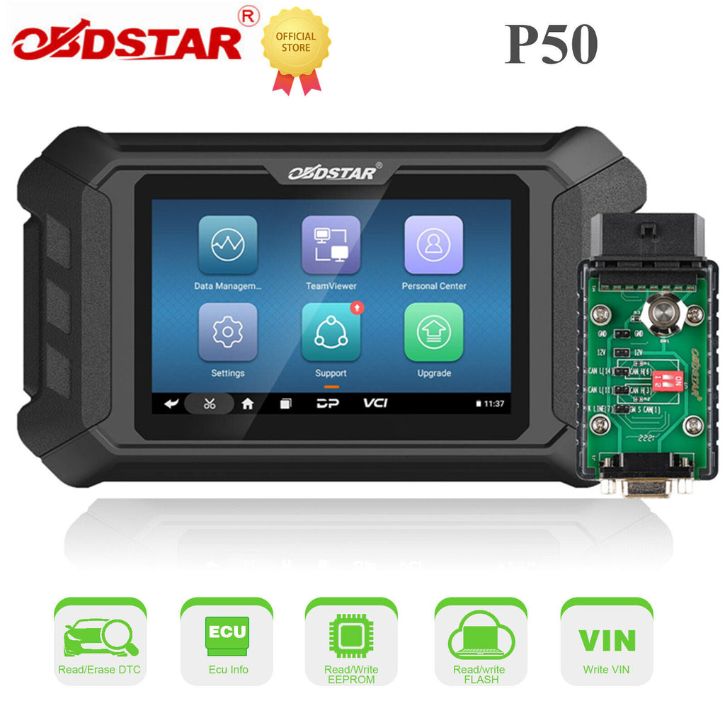 OBDSTAR P50 PINCODE Intelligent Equipment Covers 38 Brand and Over 3000 ECU Part
