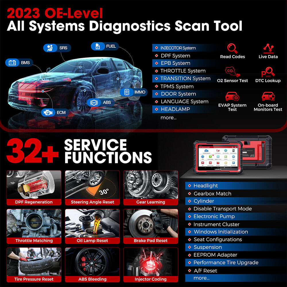 2023 New Arrival LAUNCH X431 PRO ELITE Car Diagnostic Tools CAN FD DOIP