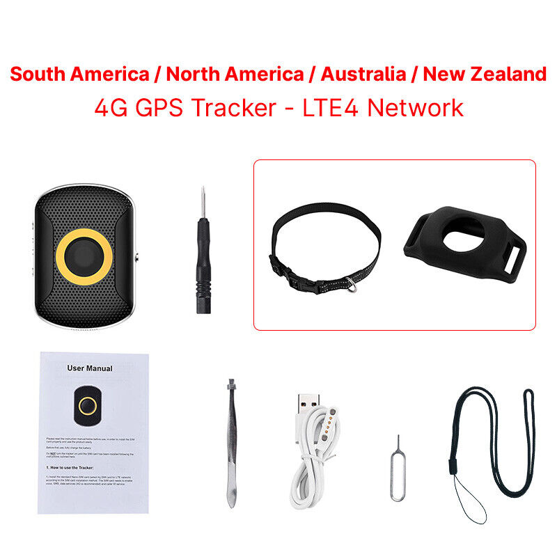 4G Waterproof Personal GPS Tracker Support Geo-Fence SOS Smart Kids Locator