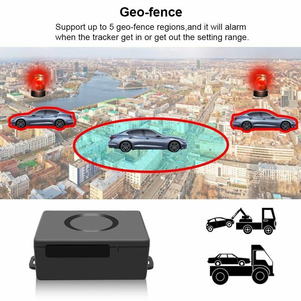 4G LTE GPS Car Tracker Mini Size Vehicle Locator Strong Magnet Asset G ...