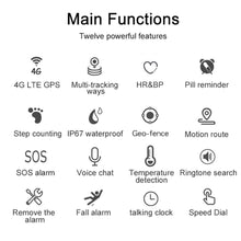 Load image into Gallery viewer, 4G Tracking Bracelet Health GPS SOS Watch IP67 Waterproof Old People Locator - Auto Lines Australia