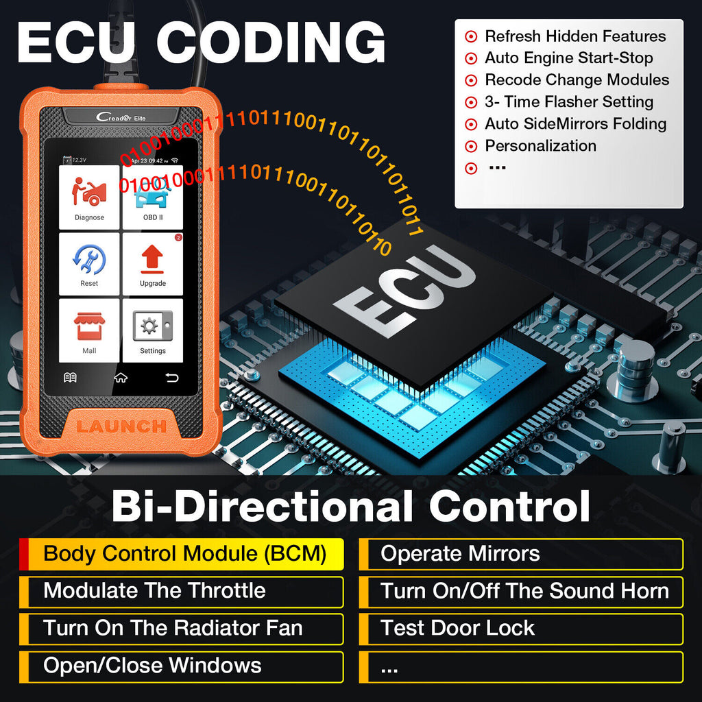 LAUNCH X431 Elite Car Full System Diagnostic Tools Auto OBD OBD2 Scanner - Auto Lines Australia