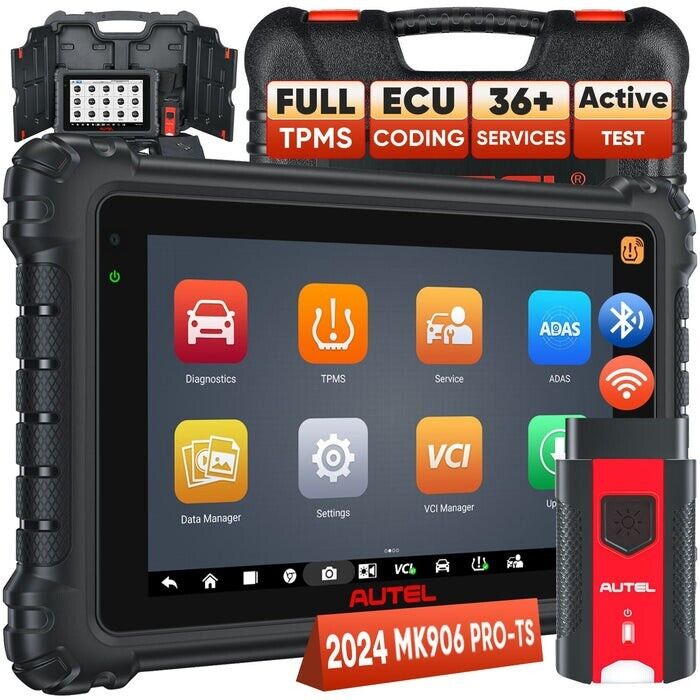 Autel MaxiCOM MK906Pro TS Autel Scanner with TPMS Functions ECU Coding
