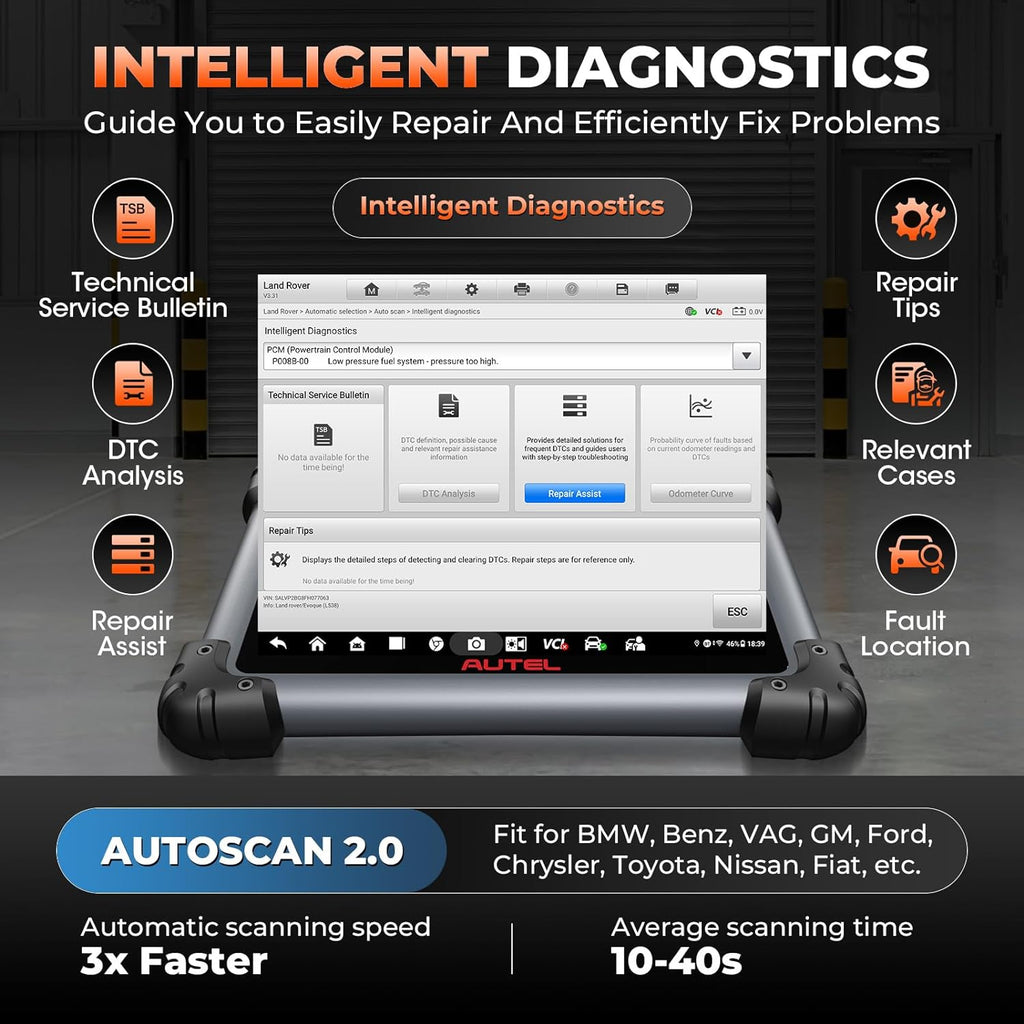Autel Maxisys Elite II Pro Automotive Diagnostic Tool Bi-Directional Scanner - Auto Lines Australia