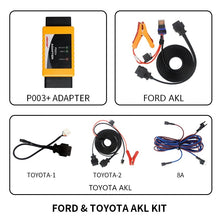 Load image into Gallery viewer, OBDSTAR P002 Adapter Set for Toyota 8A Ford All Keys Lost X300 DP Plus Tool