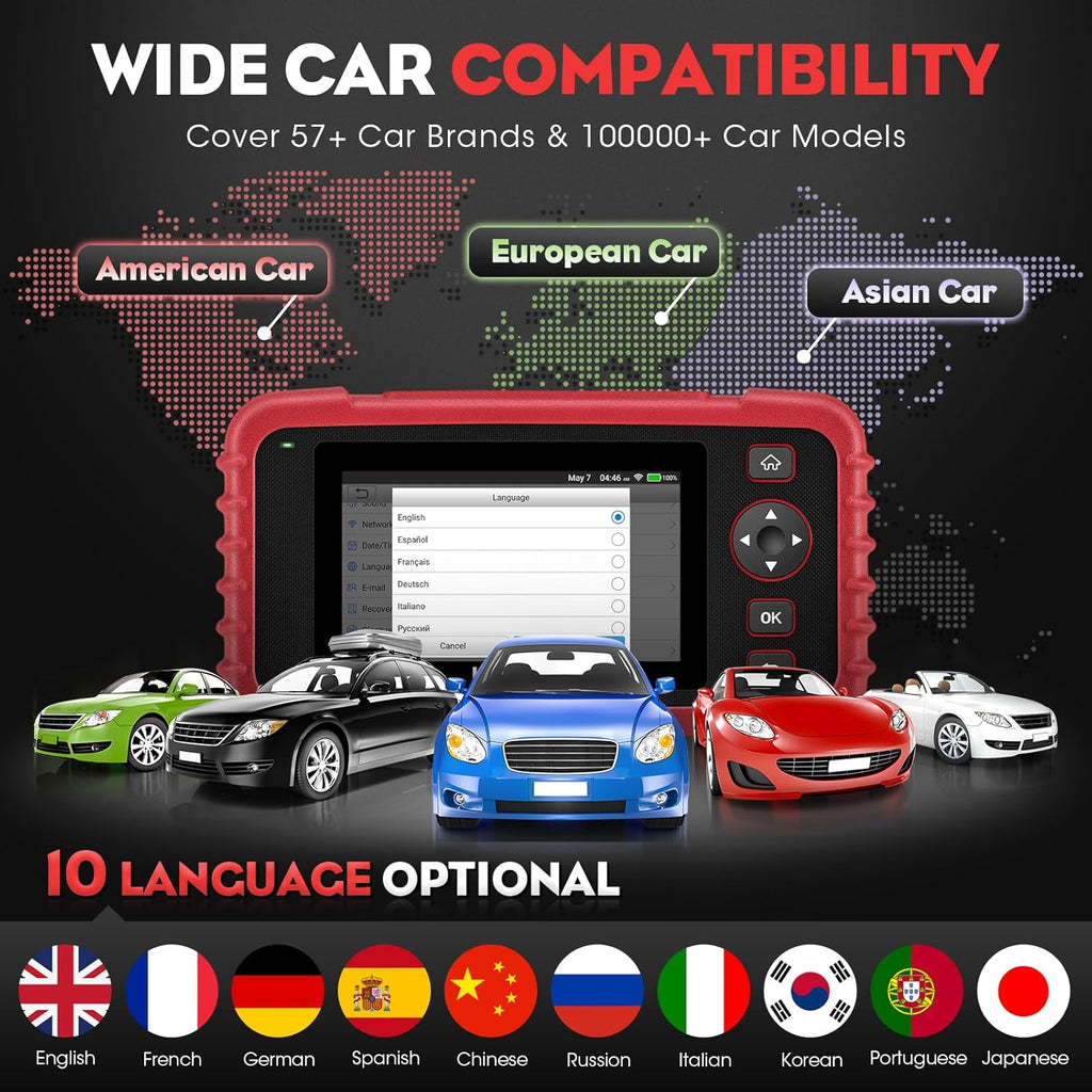 AUSTRALIAN CARS - LAUNCH CRP123X Diagnostic Scanner Tool OBD2 Fault Code Reader