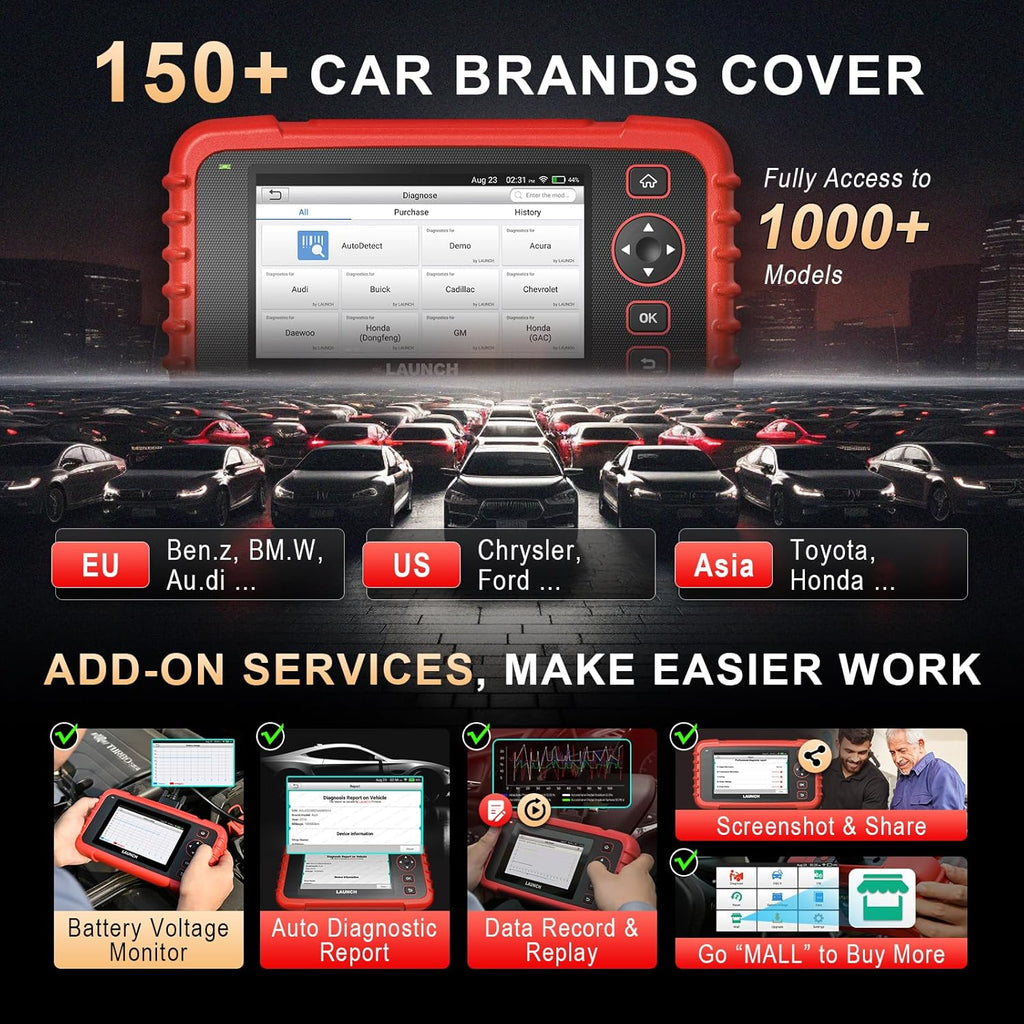 New LAUNCH X431 CRP123X plus OBD2 Scanner DIY Code Reader Car Diagnostic Tool