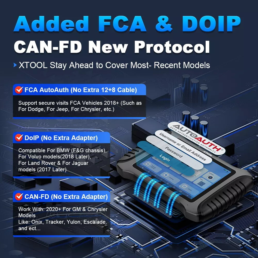 XTOOL IP900BT Auto Bidirectional Diagnostic Scanner ECU Coding Key Programming