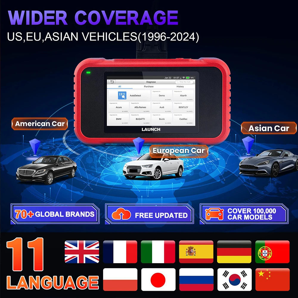 LAUNCH X431 CRP129E PRO ELITE OBD2 Diagnostic Scan Tool Auto code reader