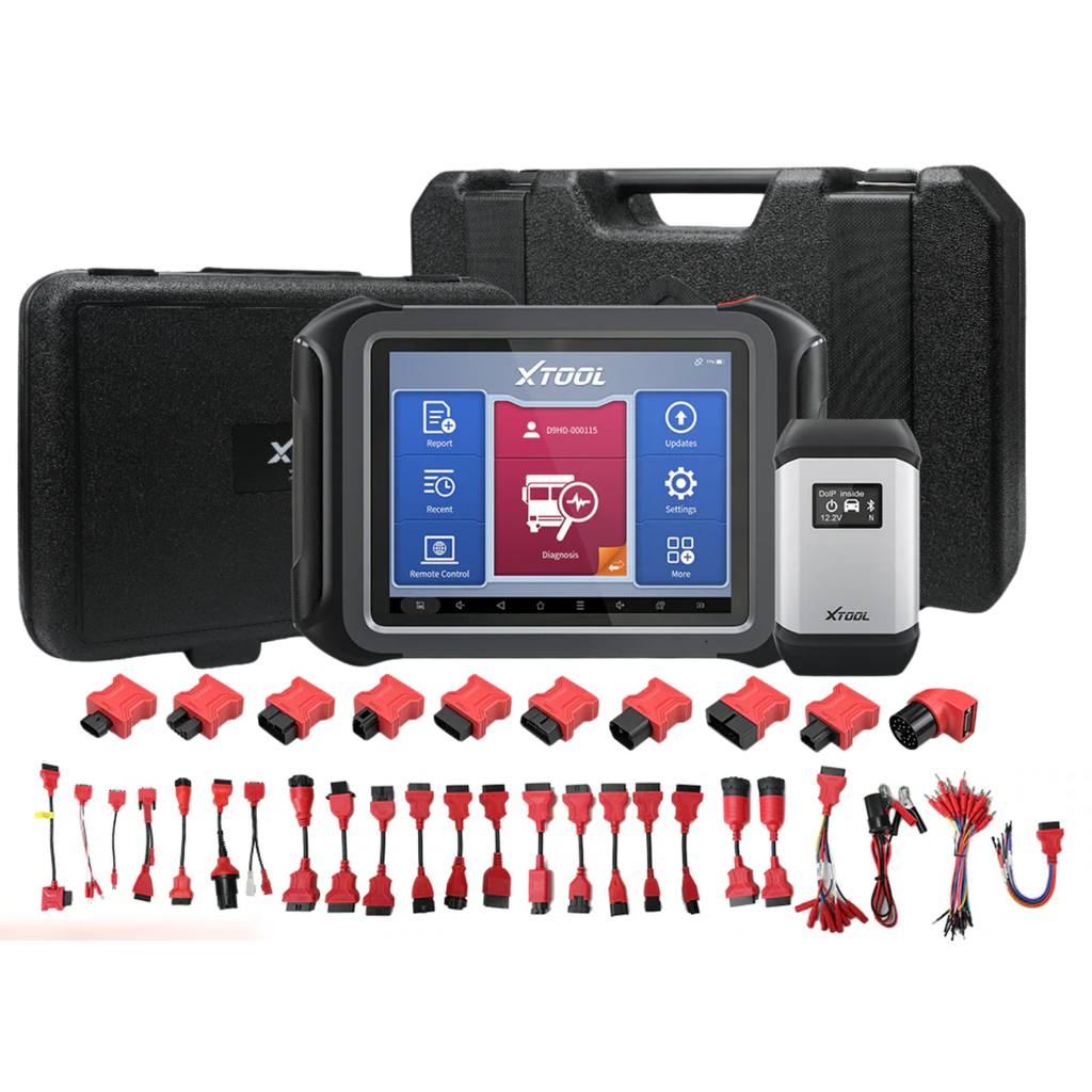 XTOOL D9HD Diagnostic Tool For 12V Car 24V Truck ECU Coding Programming Diesel