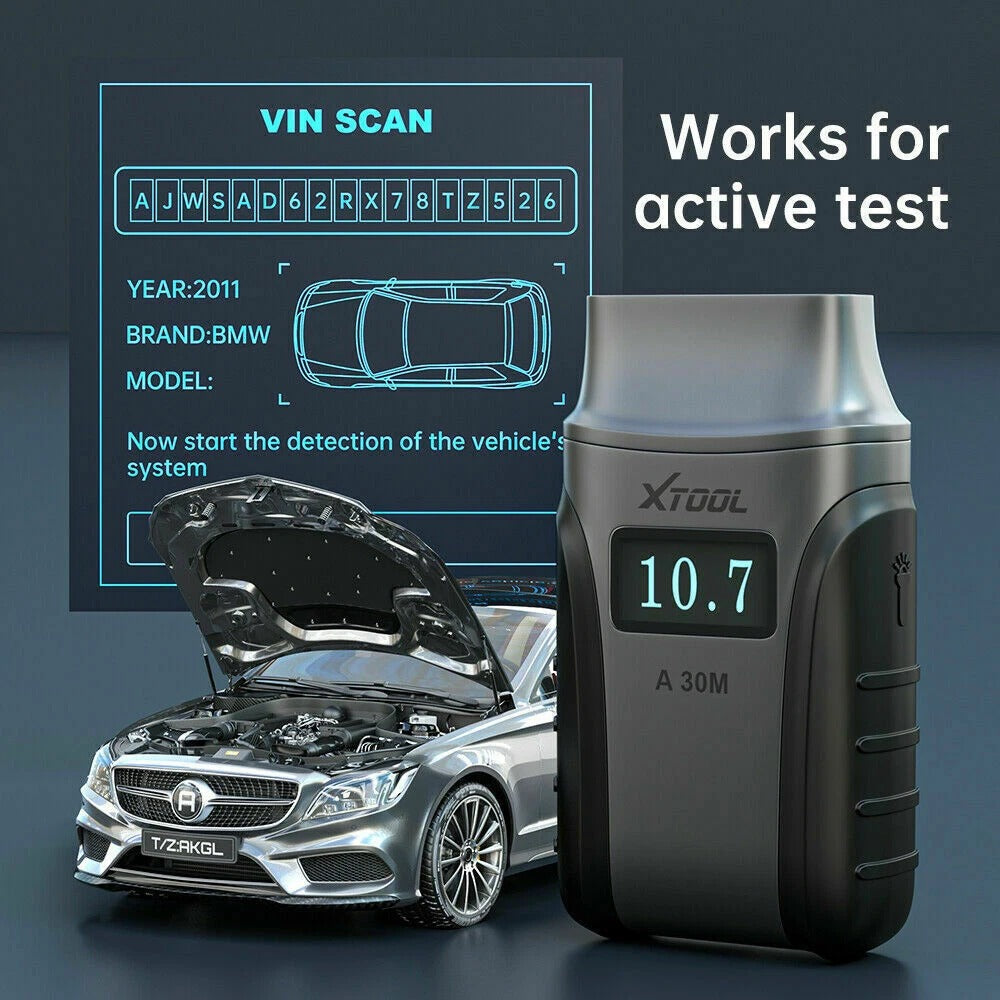XTOOL A30M bluetooth OBD2 Scanners For Automotive Code Reader TPMS CANFD Protocol