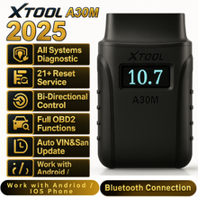 Load image into Gallery viewer, XTOOL A30M bluetooth OBD2 Scanners For Automotive Code Reader TPMS CANFD Protocol