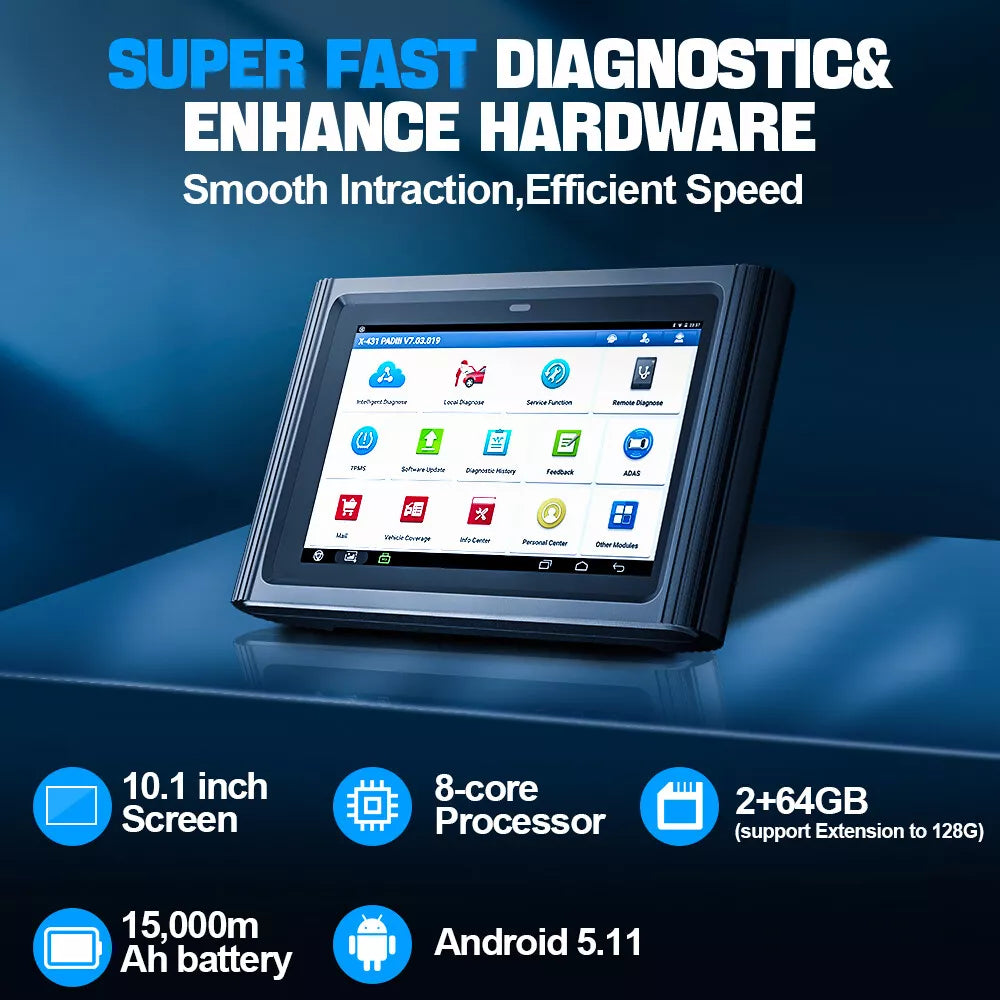 Original LAUNCH X431 PADIII V2.0 Auto Diagnostic Tool with Blutooth/Wifi Support