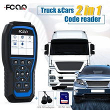Load image into Gallery viewer, FCAR F506 Car Diagnostic Tools Full System Code Reader Truck OBD Diesel Car OBD2