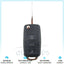 Fits VW VolksWagen 5G0 959 753AB Golf Polo Tour 3 Button Flip Remote Key FOB