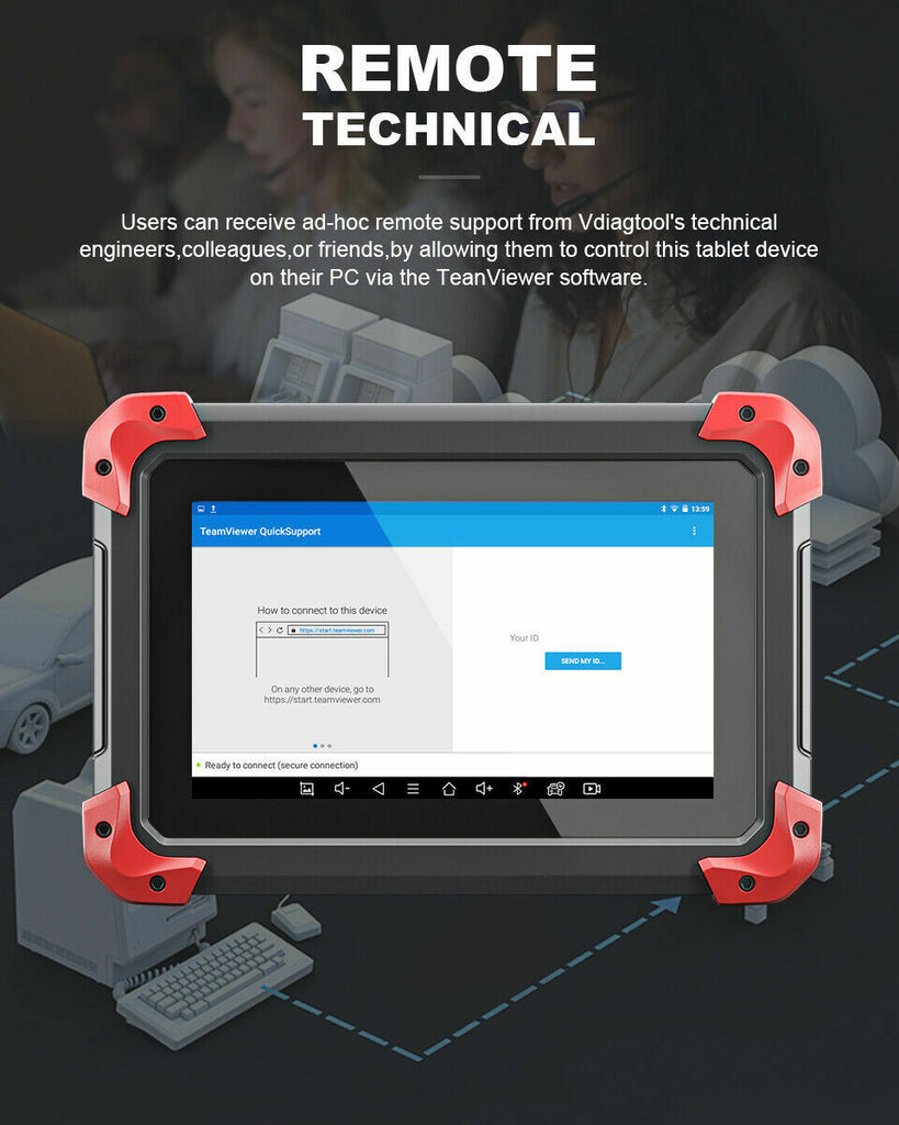 XTOOL D7 OBD2 Scanner ALL System Car Diagnostic Tool