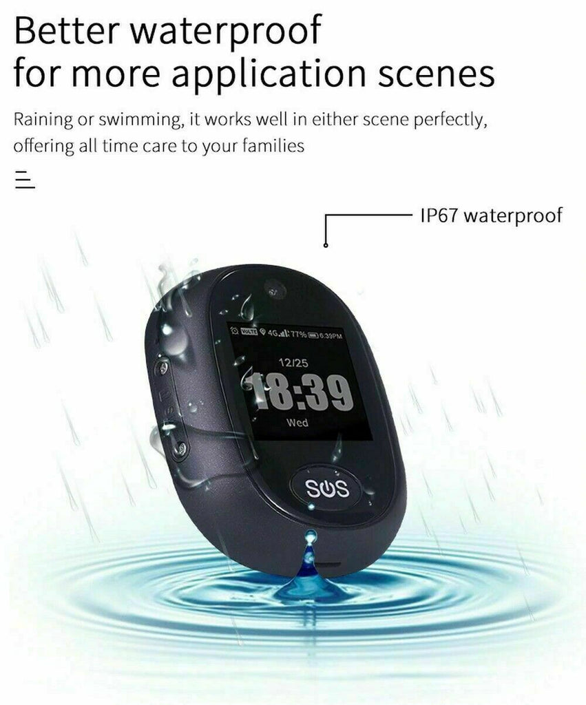 4G LTE Personal Mini GPS Tracker Waterproof IP67 Smart Tracking Kids Elderly - Auto Lines Australia