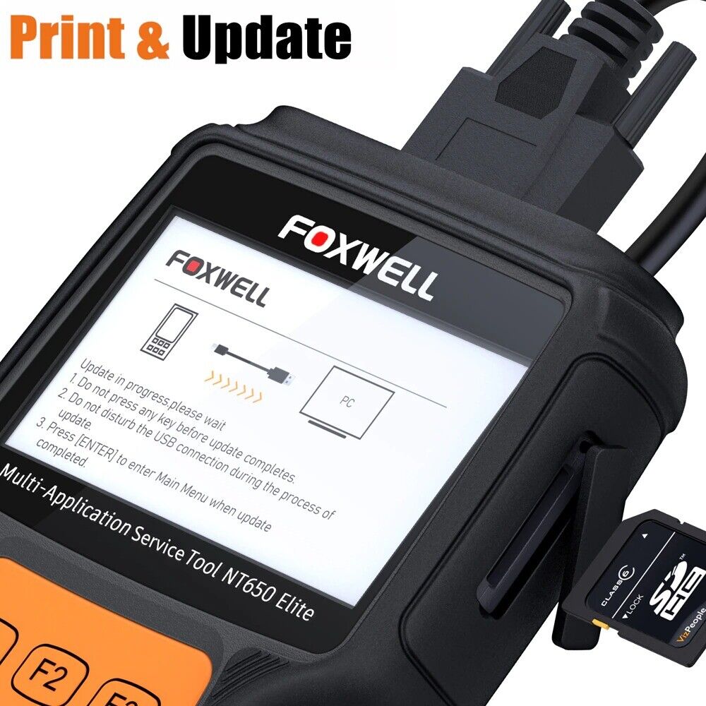 FOXWELL NT650 Elite OBD2 EOBD Diagnostic Tool Car Code Reader Automotive Scanner - Auto Lines Australia