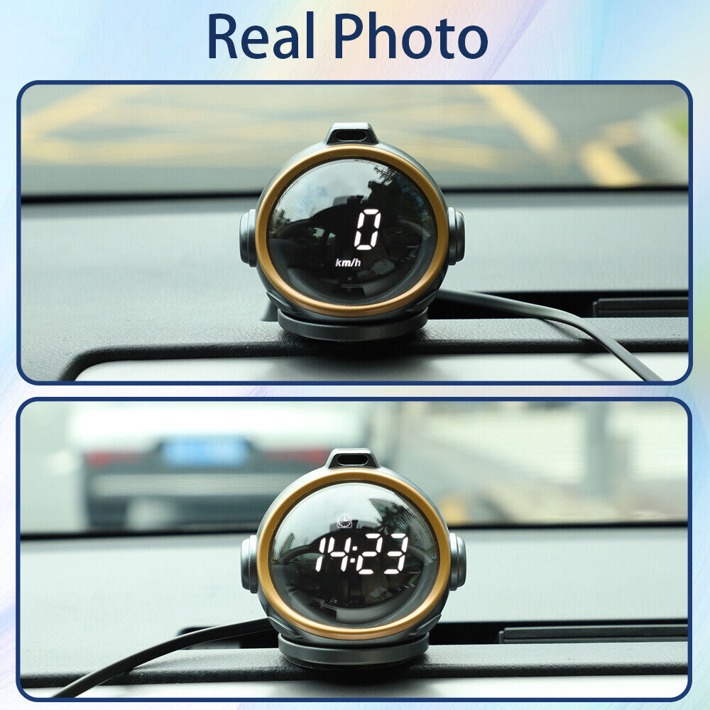 2024 Newest Smart GPS HUD Future-oriented Robot Design Digital Speedometer