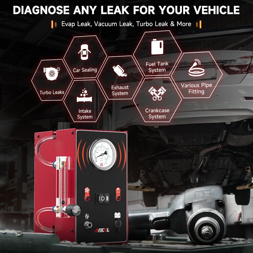 ANCEL S300 Smoke Machine Automotive EVAP Leak Detector Tester Fuel Pipe Vacuum - Auto Lines Australia