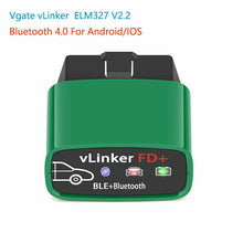 Load image into Gallery viewer, Vgate vLinker FD ELM327 Bluetooth Scanner OBD2 Car Auto Diagnostic Tool For Ford