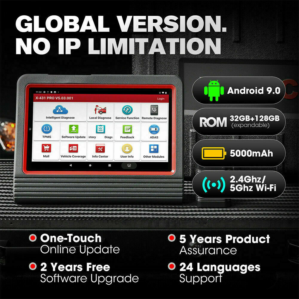LAUNCH X431 PROS V 4 Bidirectional Scan Tool OBD2 Full System ECU Coding Scanner - Auto Lines Australia