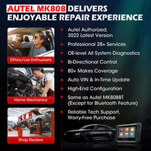 Load image into Gallery viewer, Autel MK808 Car Scan Diagnostic Tool Auto Full Systems Scanner