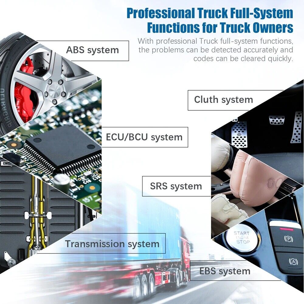 FCAR F506 Car Diagnostic Tools Full System Code Reader Truck OBD Diesel Car OBD2