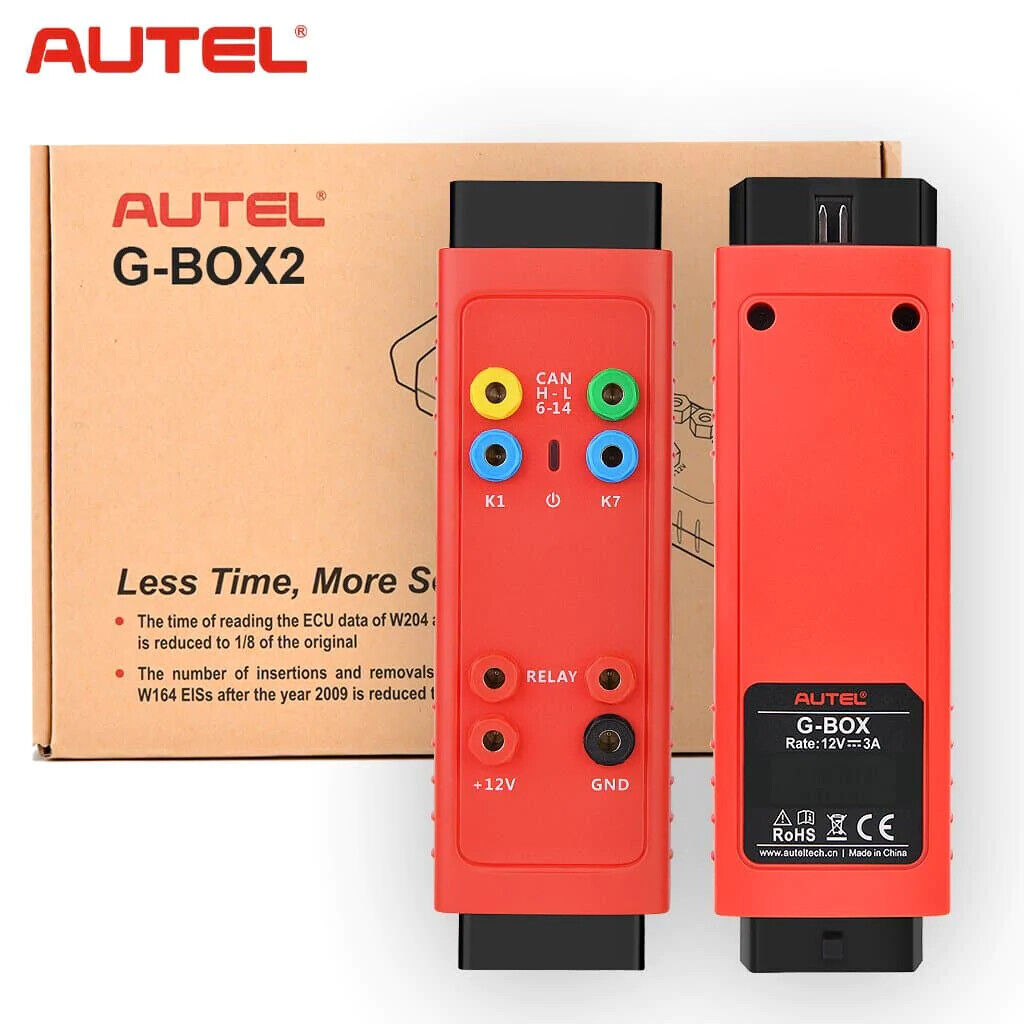 Autel GBox G-BOX2 For MaxiIM IM508 IM608 Fits Mercedes Benz & BMW Adapter IMMO All Keys Lost Key Programming Tool