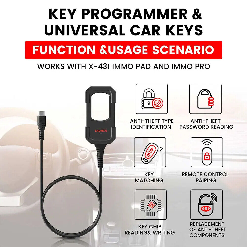 LAUNCH X431 4 Keys Set IMMO Programming Tools work with X431 PAD V/ IMMO ELITE