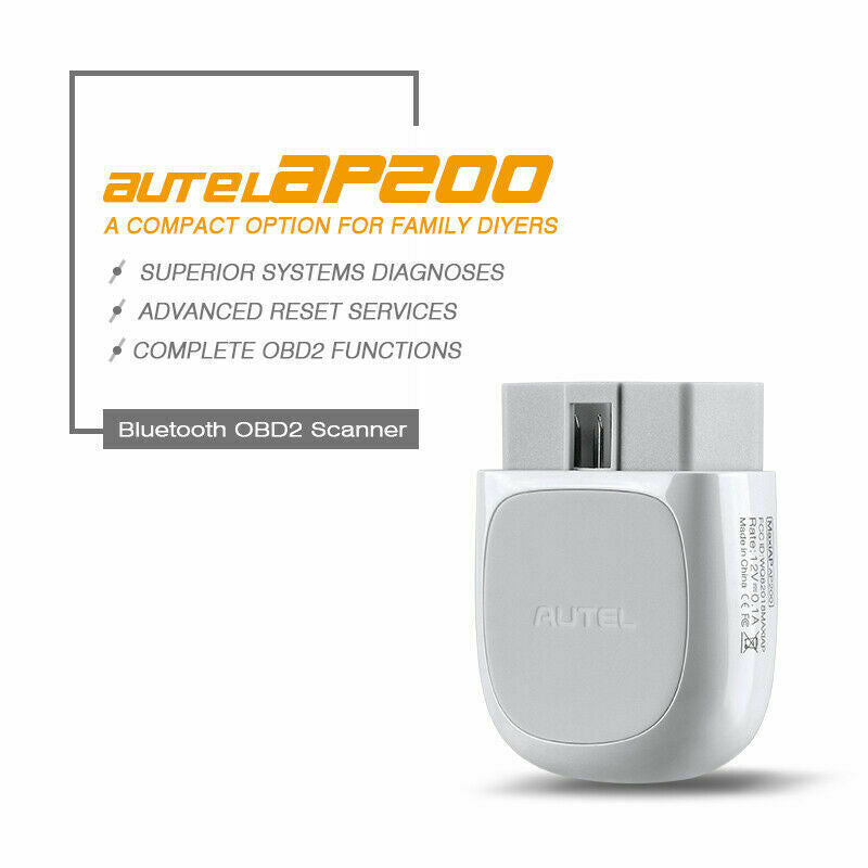 Autel AP200 Bluetooth OBD2 Diagnostic Scan Tool - Auto Lines Australia