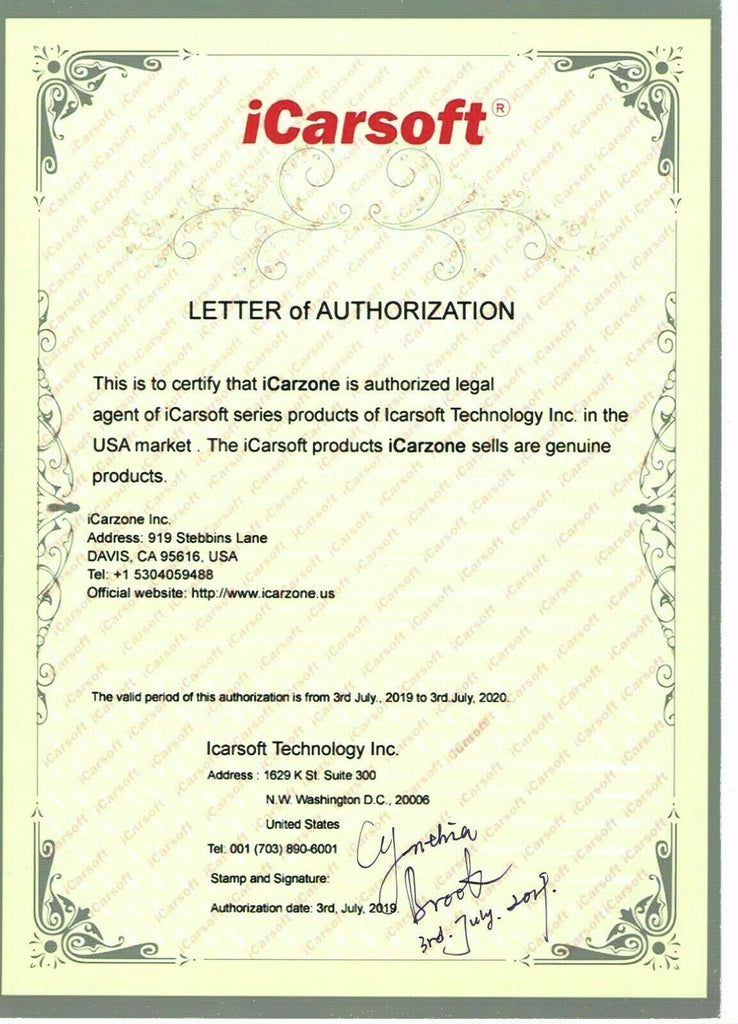 iCarsoft CR Ultra Multi-Brand Vehicle Multi-Systems /Android OS/Touch Screen