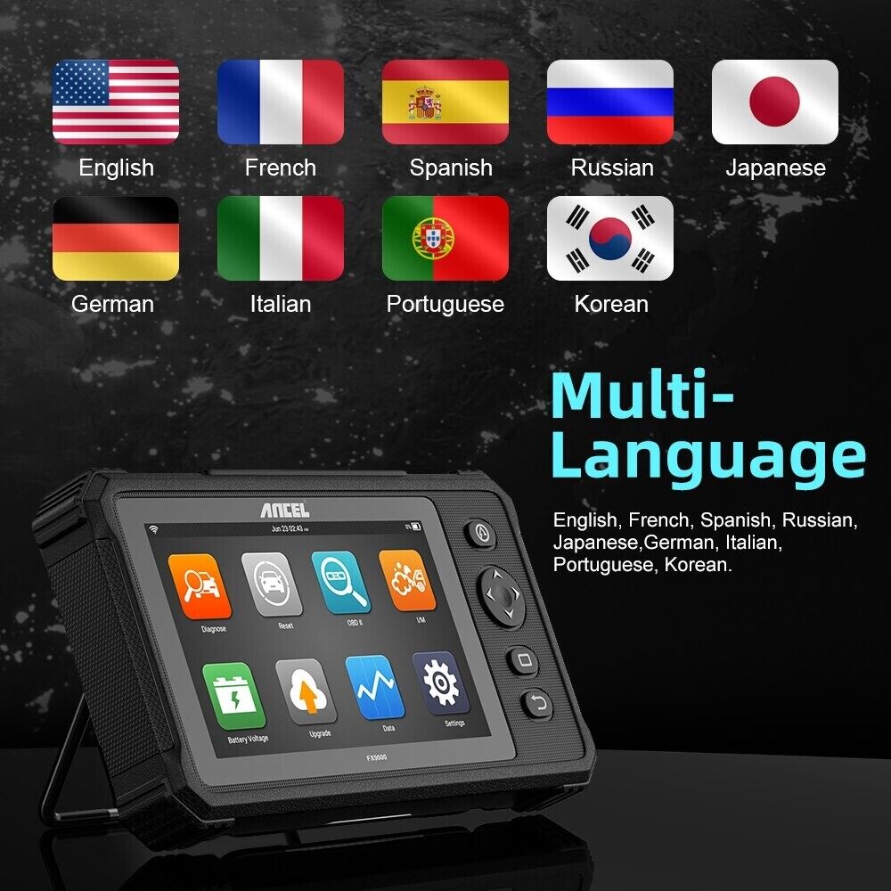 ANCEL FX9000 All System Car OBD2 Diagnostic Scanner Professional Diagnostic Tool